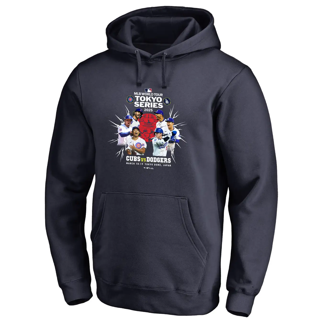 Men Los Angeles Dodgers blue MLB 2025 Hoodie style 1